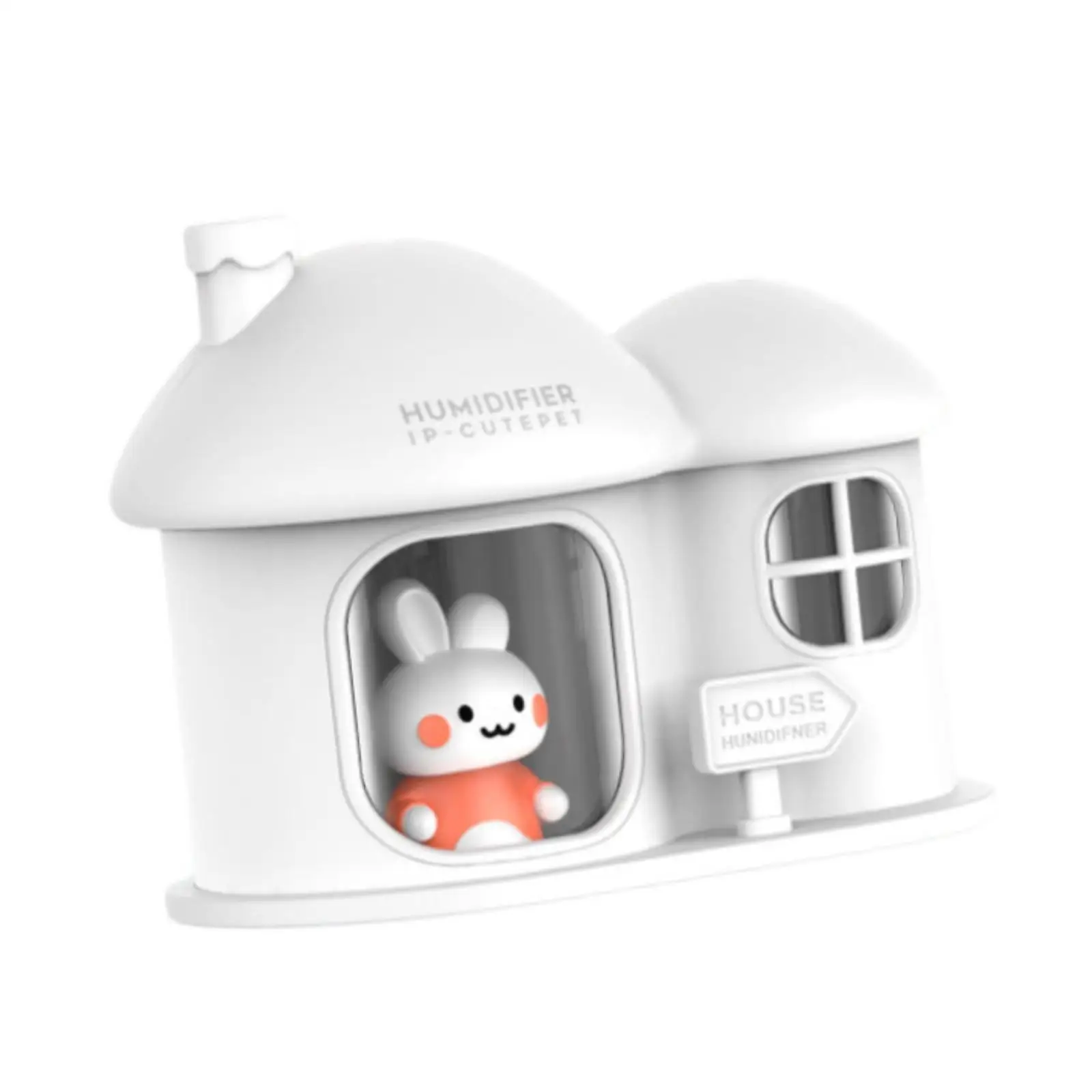 

Essential Oil Diffuser Yoga Colorful Lights Bedroom House Shaped Humidifier
