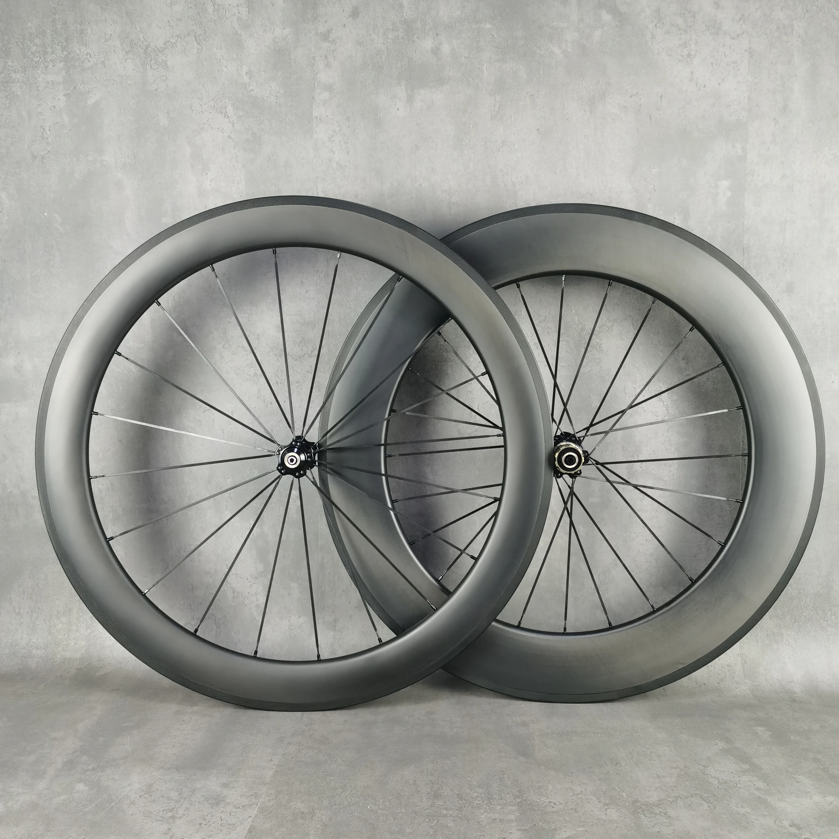 Road Bike Carbon Wheels V Brake, 38mm, 45mm, 50mm, 60mm Depth, 25mm, 23mm Width, UD Matte, Glossy Finish, Novatec Hub Shiman0