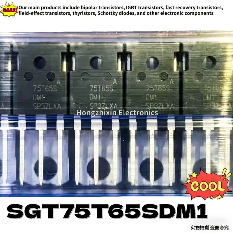 10PCS NEW High-Quality 75T65S 75T65SDM1 SGT75T65SDM1 TO-247 75A 650V IGBT Power Transistor