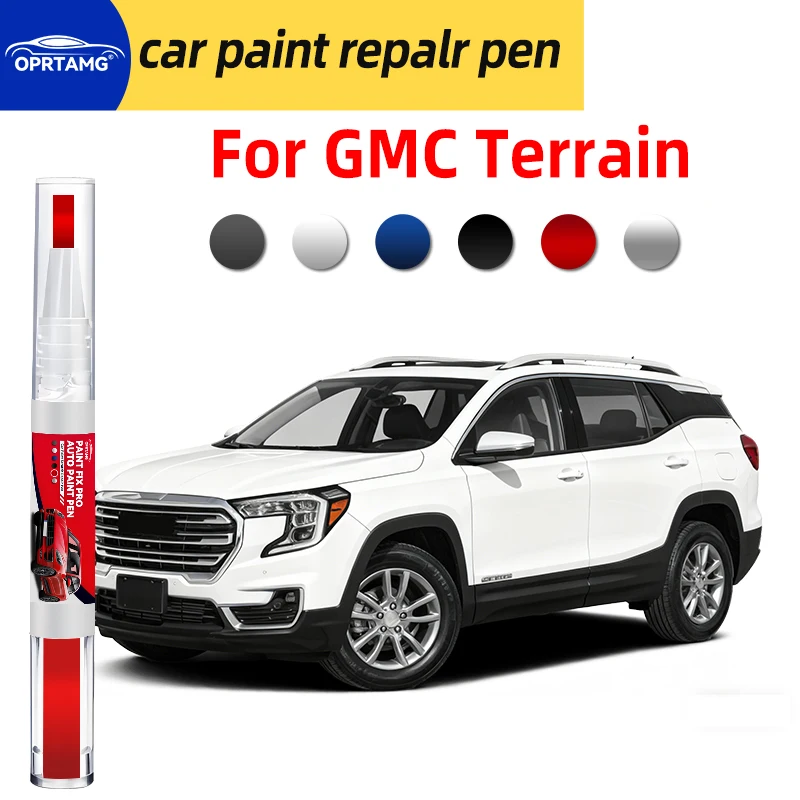 Caneta de retoque de pintura automotiva para GMC Terrain 2010-2025 GMT910, reparo de arranhões na pintura, acessórios para reparo de carroceria, gadge