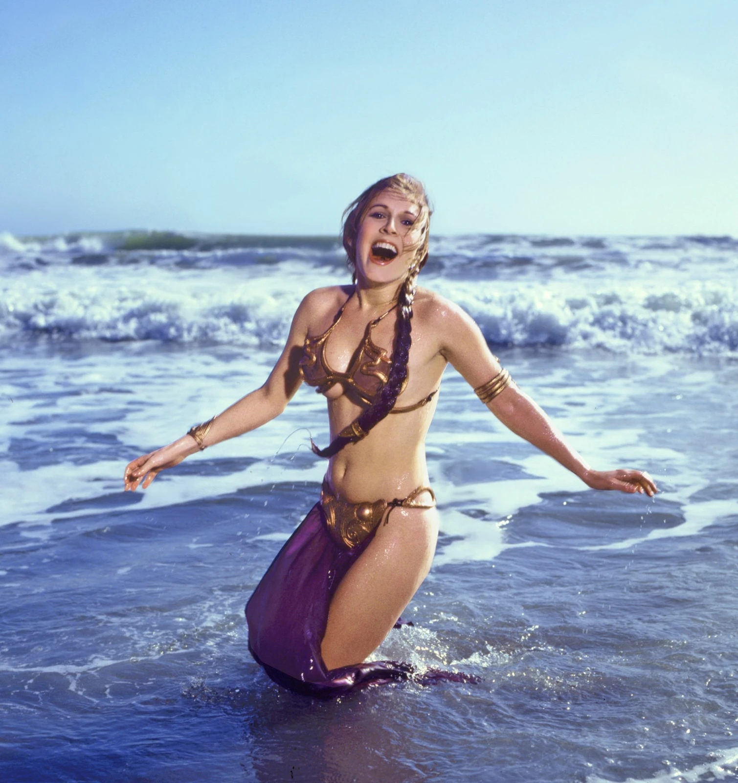 Carrie Fisher Sexy Body Pin Up Girl Posters Wall Art Rome Decoratie