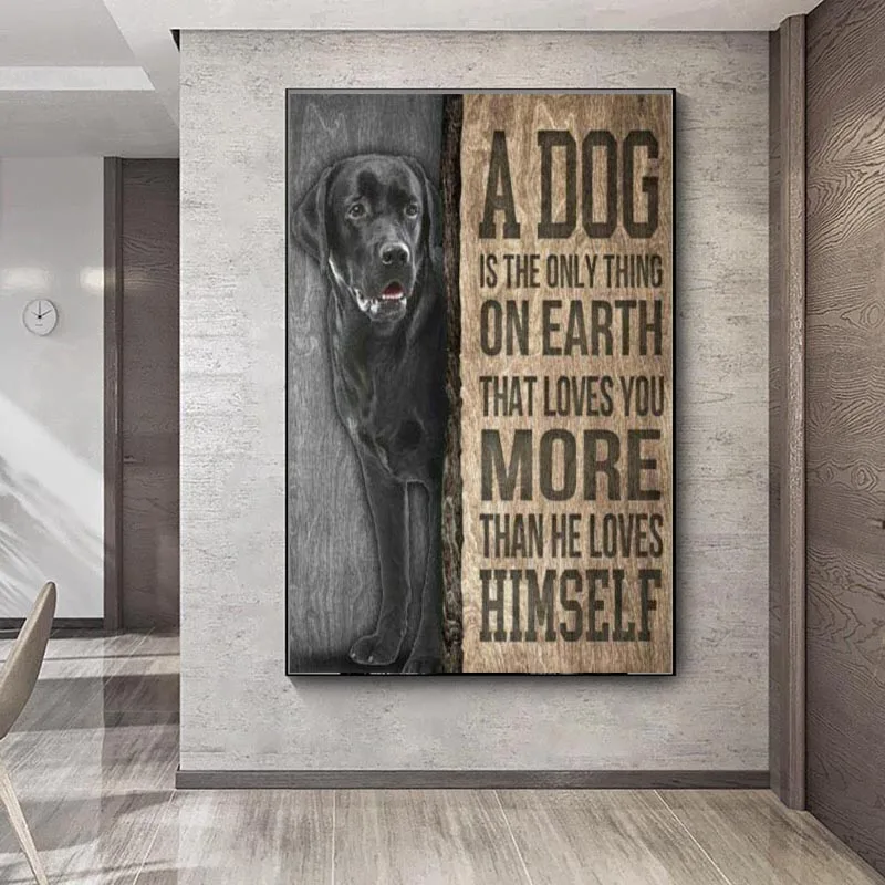 Full Square Diamond Paintig Dog The Only Thing On Labrador Retriever Music Art  Diamond Embroidery Mosaic Cross Stitch Wall