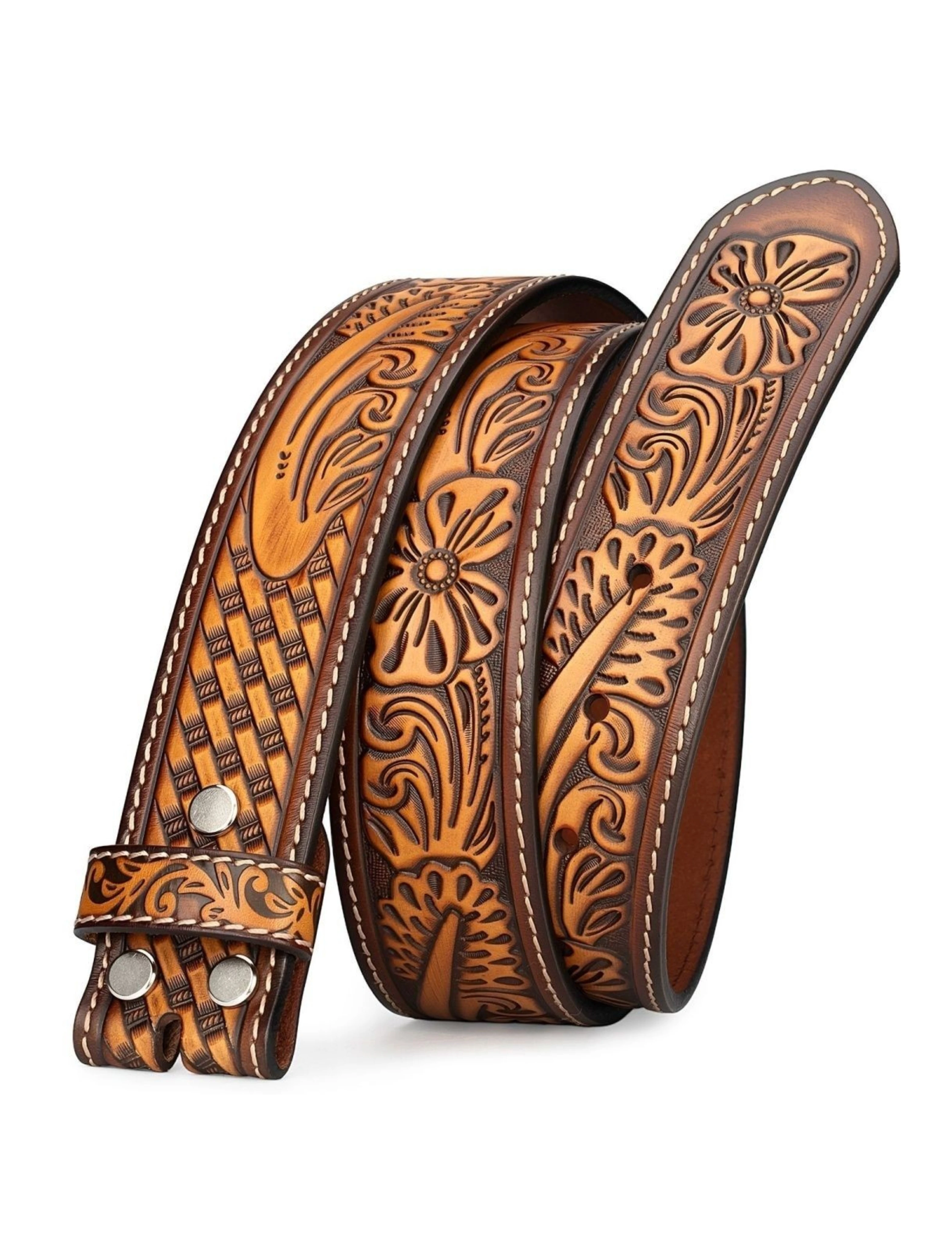 cintura-in-pelle-bovina-di-prima-qualita-stile-western-americano-retro-con-motivo-tangcassow-senza-fibbia-accessorio-di-ricambio
