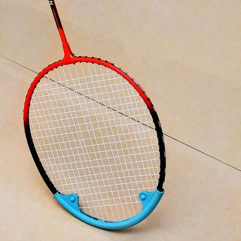 2 Stuks Racket Hoofdbeschermer Badminton Racket Draadframe Beschermhoes Gebruiksvriendelijk Beschermgereedschap Voor Badmintonliefhebbers