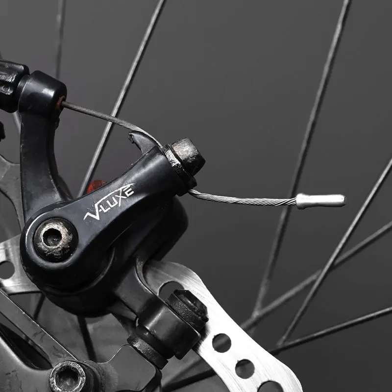10-100 قطعة دراجة كابل نهاية قبعات سبائك الألومنيوم الفرامل Derailleur نصائح الدراجة الجبلية الطريق العقص مكافحة فراي الدراجات اكسسوارات #3