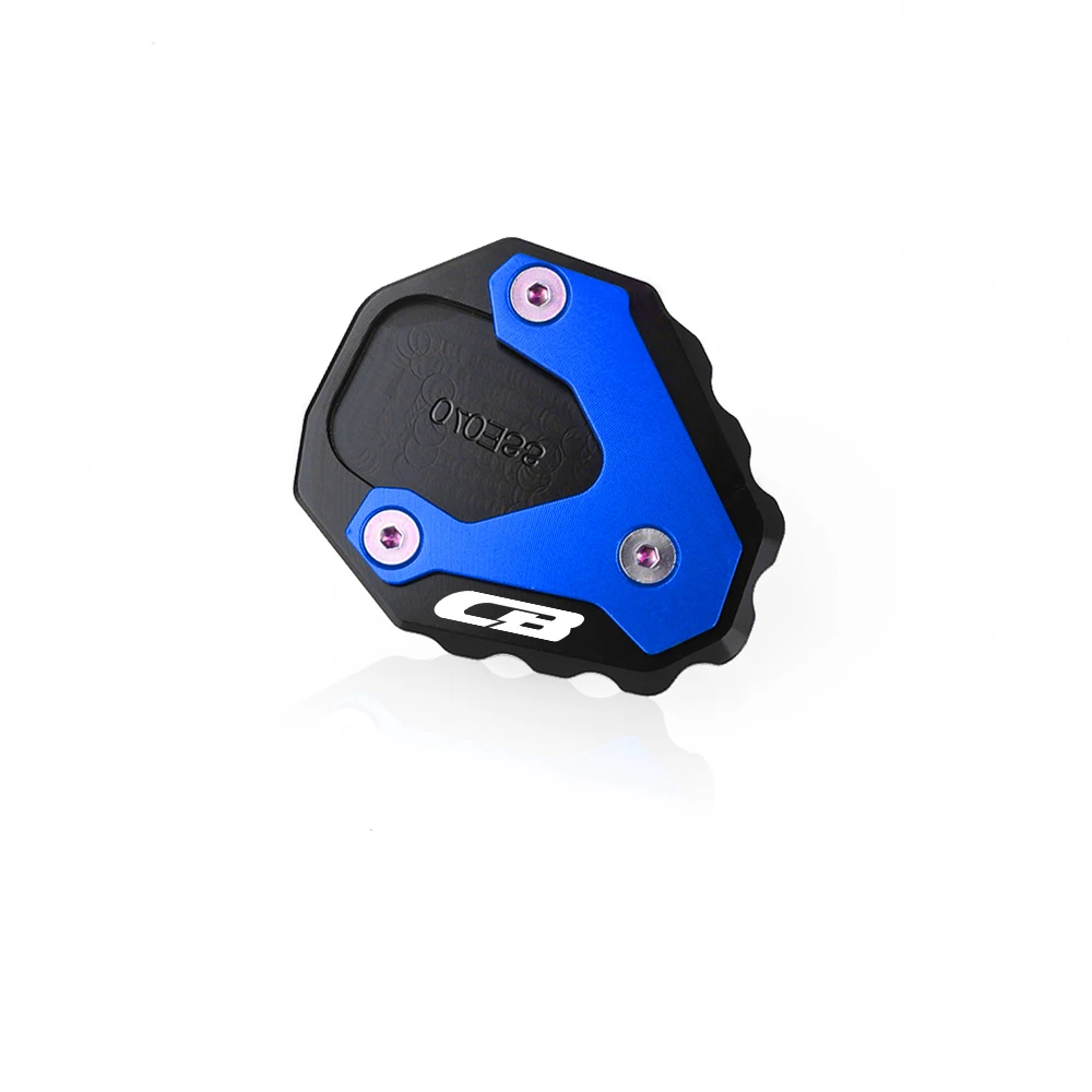 

Motorcycle Accessories Aluminum Kickstand Side Stand Extension Enlarger Plate For Honda CB 125R 500X CBR500R CB500F CB500 Hornet