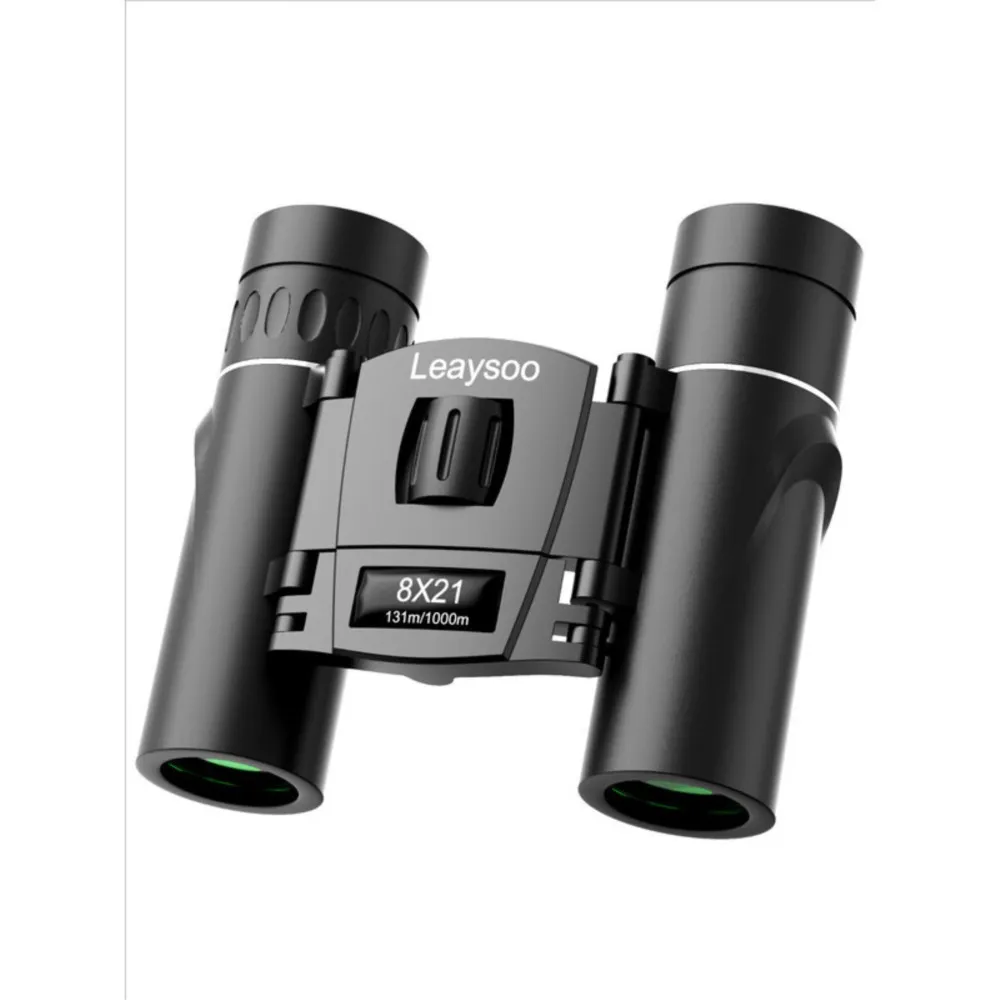 

Leaysoo 8x21 Compact Binoculars, Lightweight Folding Telescope, Clear Vision for Concerts, Sports, Travel, Kids & Adults