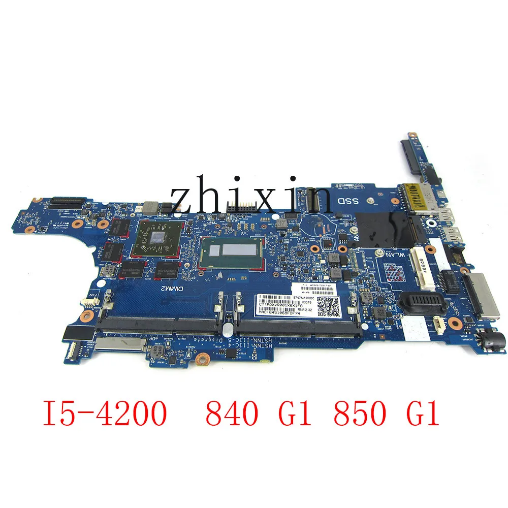 

yourui for HP 840 850 G1 Laptop Motherboard W/ I5-4200U CPU 730807-001 730807-601 6050A2559101-MB-A02 mainboard 100% Work