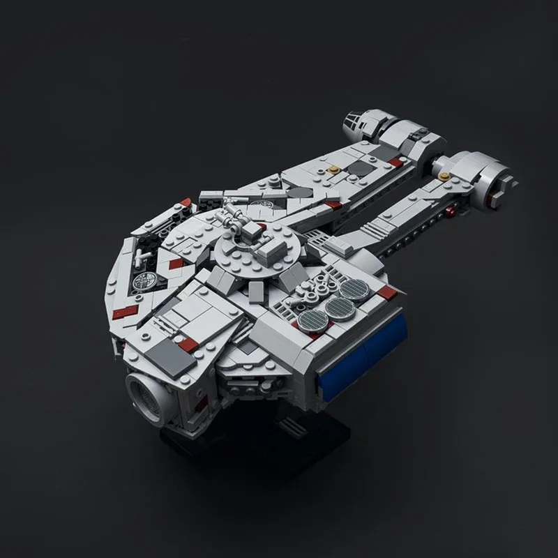 883 قطعة MOC ستار معركة رمادي ستارفايتر نموذج اللبنات الطوب لتقوم بها بنفسك الجمعية الإبداعية ألعاب تعليمية الاطفال هدايا عيد الميلاد #2