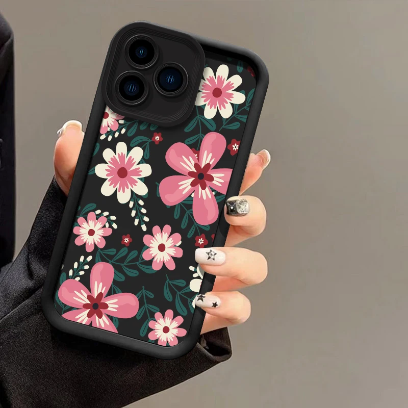 زهرة لينة قضية الهاتف ل Xiaomi Poco C50 C40 C31 C65 C61 C55 C51 M7 4G M6 زائد M5S M4 M3 Pro M2 رشاقته سيليكون غطاء من البولي يوريثان الحراري