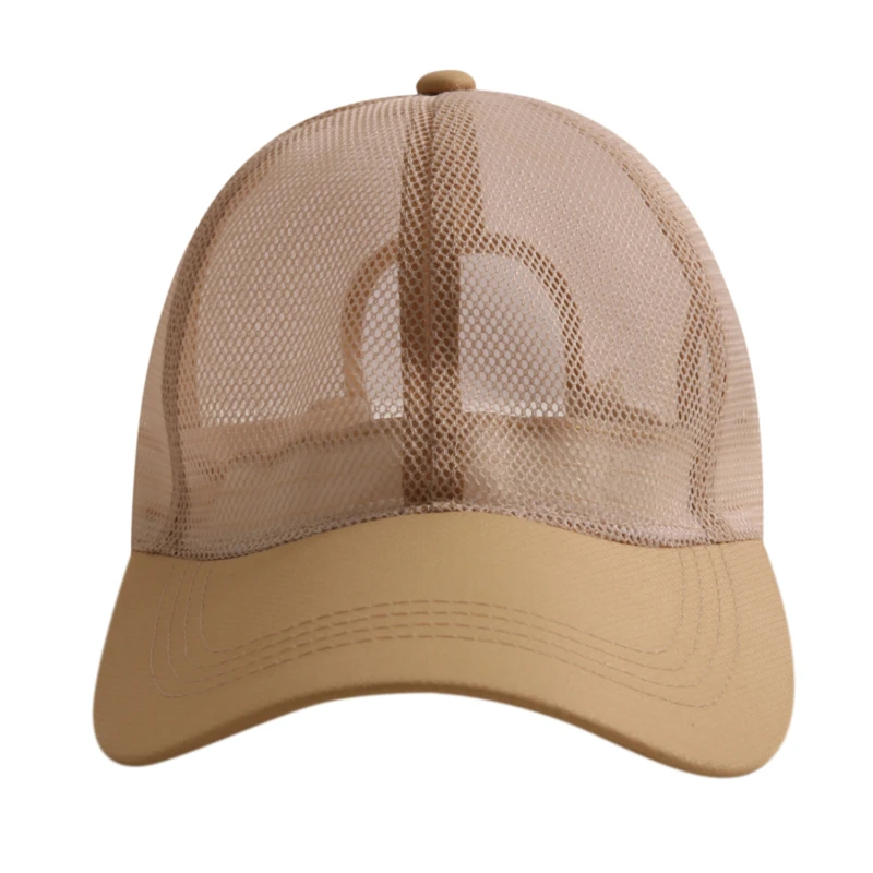 Summer Full Mesh Baseball Cap Men Women Hollow Out Breathable Quick Dry Cooling Sunscreen Outdoor Peaked Hat