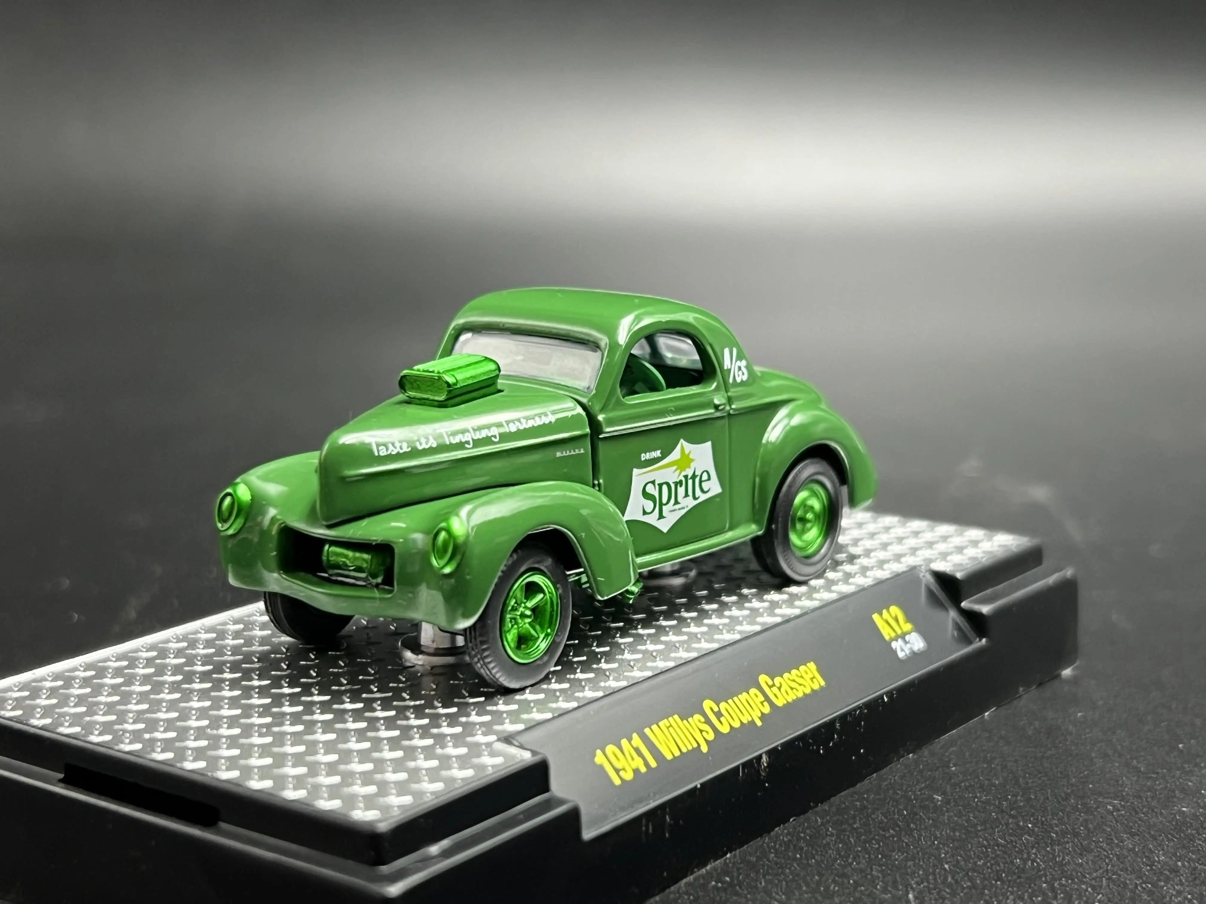 Diecast M2 1:64 Scale 1941 Willys Coupe Gasser Alloy Car Model