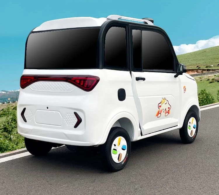 Customized electric four wheeled vehicle for household use, new energy, old and small women's cars, adult work, fully enclosed c