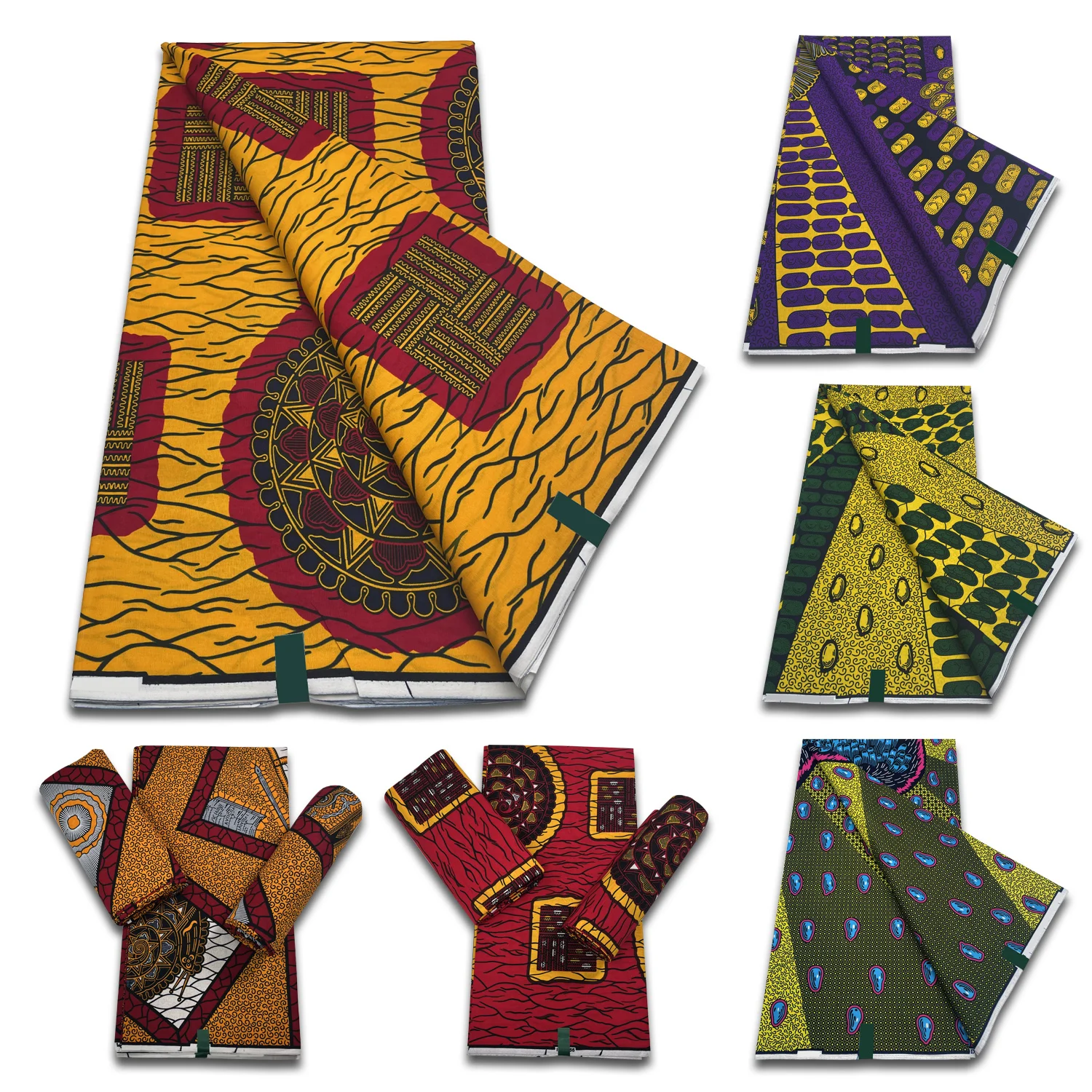 100% Cotton Fabric Soft Ankara Fabric Guaranteed Veritable African Real Wax Prints Fabric Ghana Nigeria Style Wax Fabric Pagne