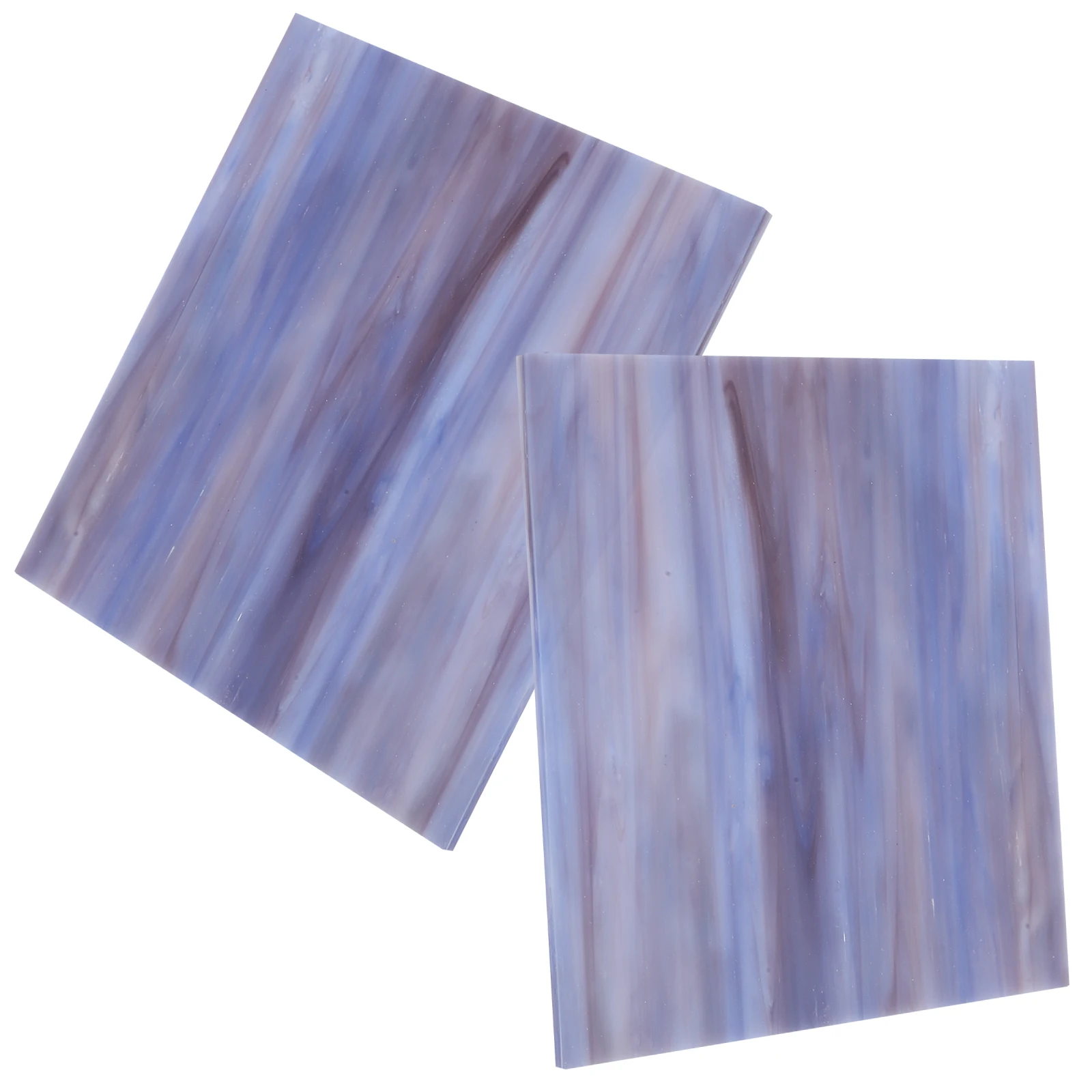 

2Pcs Stained Glass Sheets Exquisite Detail Smooth Surface Crafting Tiles Easy Application DIY Art Materials Stained Glass Sheets