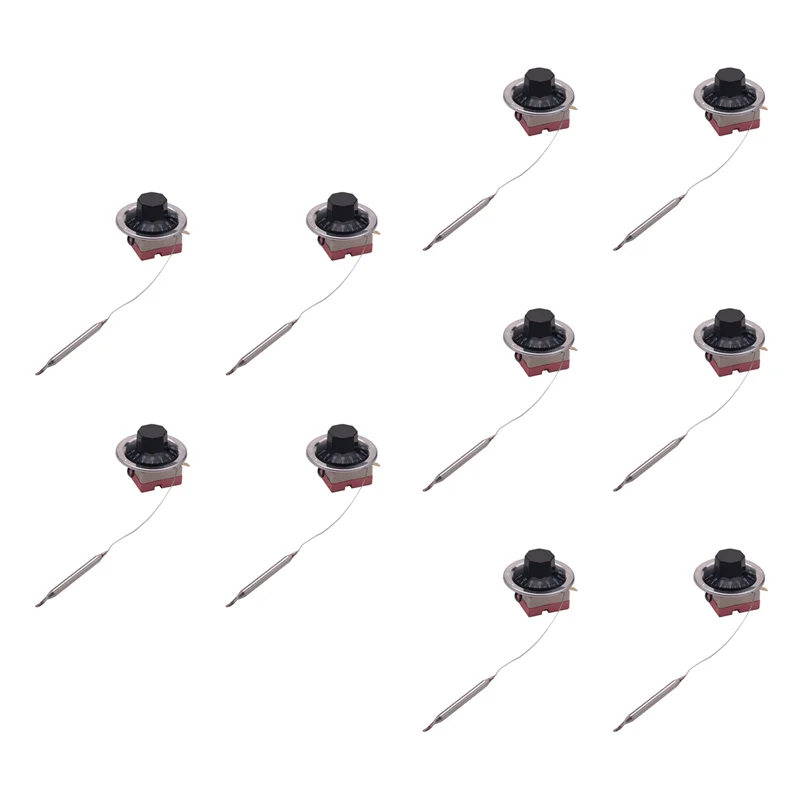 ABGR-10X التيار المتناوب 250 فولت 16A 30-110C التحكم في درجة الحرارة الشعرية ترموستات للفرن الكهربائي