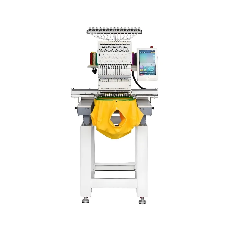 Hot Sale High Quality Automatic Single Head Embroidery Machine Industrial 12 15 Needles Custom Computerized Embroidery Machine
