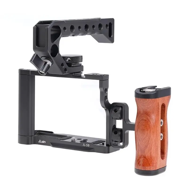 Jlwin For Panasonic For LUMIX S9 S9 Cage+ Top Handle+ Side Handle Vlog Tripod Mount For Mirrorless Cameras