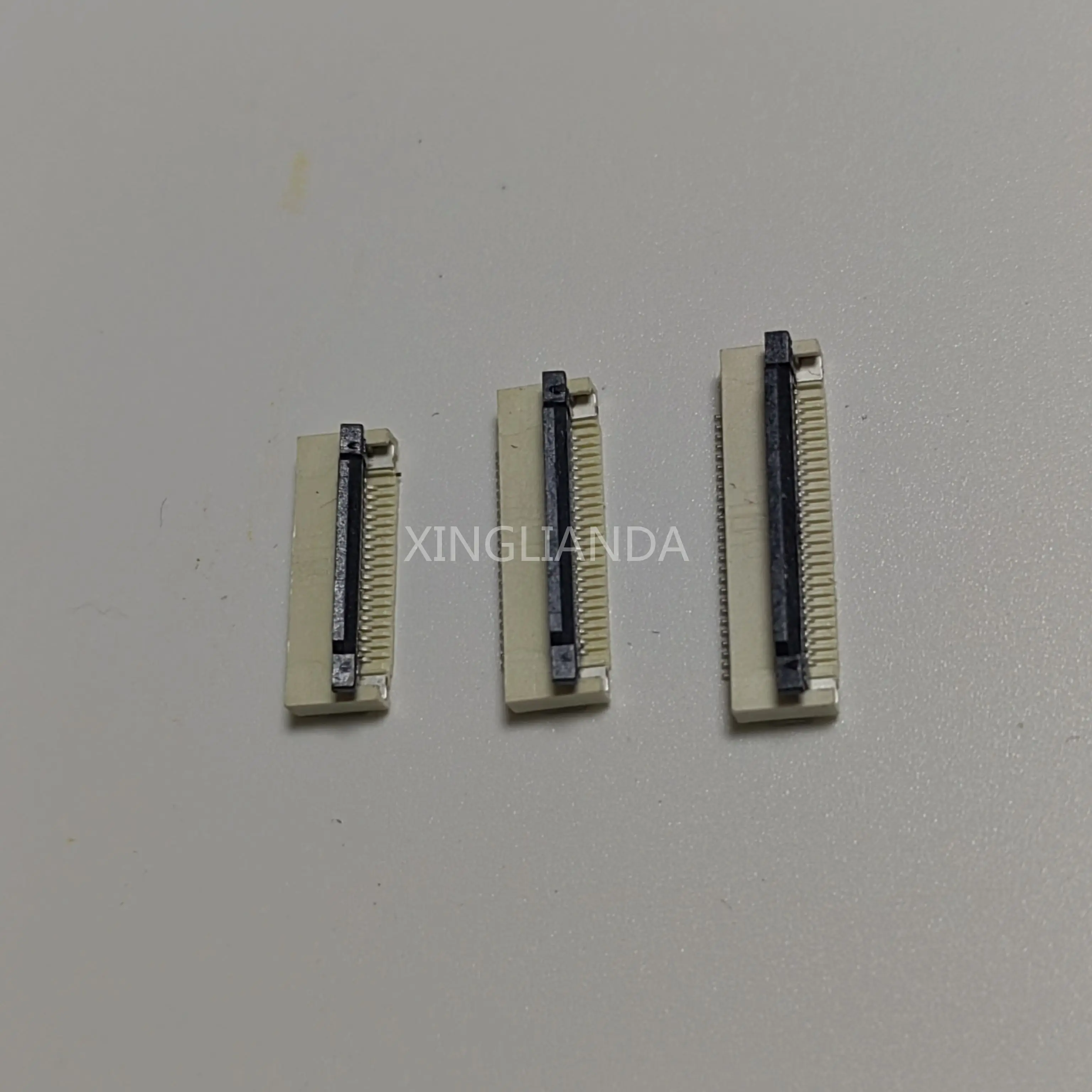 10Pcs FPC Connector socket FFC 0.5MM Clamshell Bottom Contact Type 4P 6P 8P 10P 12P 14P 18P 20P 22P 24P 30P 32P 36P 40P 50P 60P