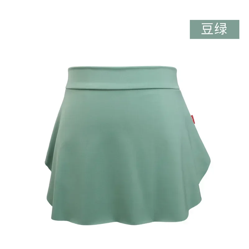 

1 шт./лот, женская балетная юбка для взрослых, танцевальная юбка, балетная пачка, танцевальная одежда для балерины, балетная короткая юбка с разрезом по бокам