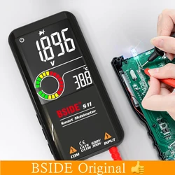 BSIDE S10 / S11 multimetro digitale intelligente Display LCD a colori 9999 DC AC condensatore di tensione Ohm diodo USB ricarica Tester elettrico