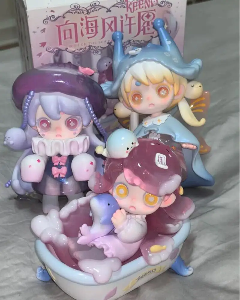 حقيقي جديد شبح كينو V3 صندوق أعمى أتمنى على نسيم البحر سلسلة الشكل صندوق غامض ألعاب عصرية سطح المكتب الحلي هدية لطيف