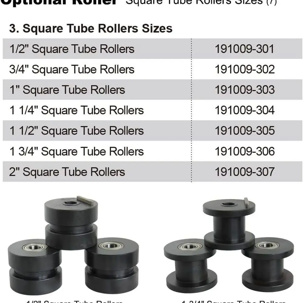 Máquina de Curvar Tubos KAKA INDUSTRIAL, Curvadora de Tubos de 3 Rolos, Máquina Manual de Curvar Tubos para Tubo de 1,5 polegadas (20 polegadas de raio) e Tubo de 2 polegadas (60 polegadas de raio)