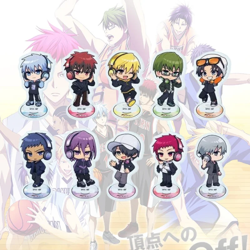Kuroko's Basketball Anime Kuroko Kagami Aomine Akashi Acrylic Stand Model Figure Cosplay Plate Holder Topper Gift