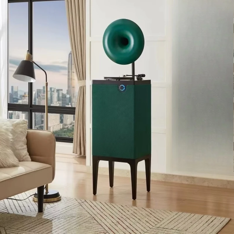 Modern light luxury phonograph speakers with display and remote control are suitable for living rooms