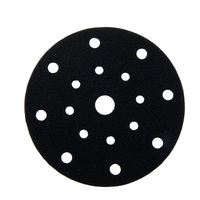 6 Inch 17 Holes Soft Sponge Interface Pad Protection Disc 150mm Sander Pad Hook And Loop Backing Pad Abrasive Tools