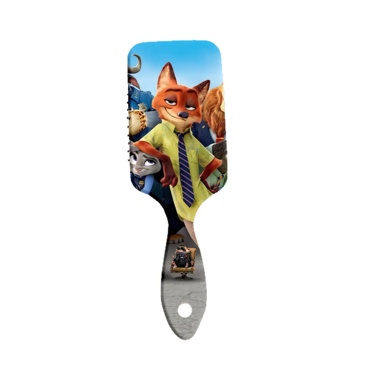 2025 جديد لسلسلة مشط Zootopia2 إبرة كرتونية حول وسادة هوائية تدليك مشط للأطفال فتاة طالب مشط هدية الكريسماس #6