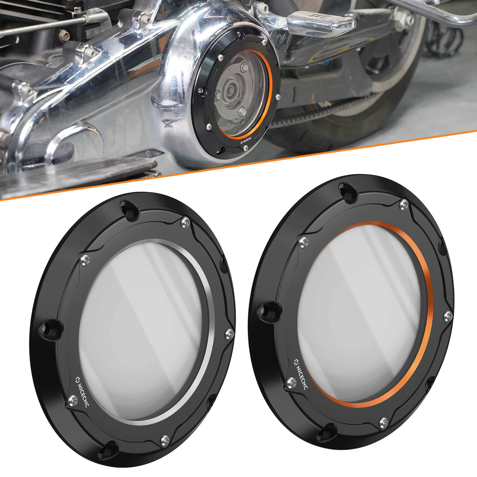 

For Road King/Special Clutch Cover Derby Cover for Harley RG Road Glide/ST Special Street Glide CVO Tri Glide Ultra Limited/Low