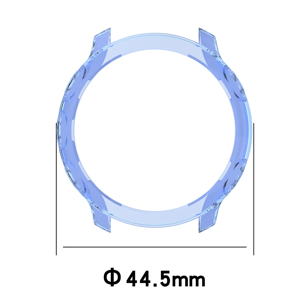 Protectors Shell Case Frame Watch Soft TPU Shell Bumper Protector Case for Garmin Forerunner 55/158 Smart Watch Cover