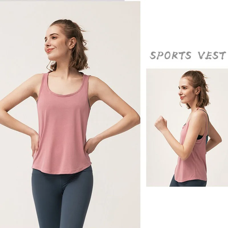 PofyBofy Sexy Backless Seamless Sleeveless Casual Shirt Lightweight Loose Vest Running Yoga Workout Fitness Tanks Tops for Women