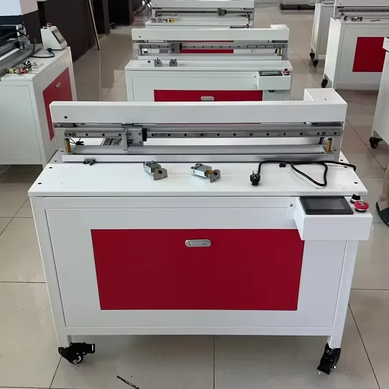 PRY-800 Electric Motor Paper Board Slotting Grooving Machine with Touch Screen 1.2 kW 220V