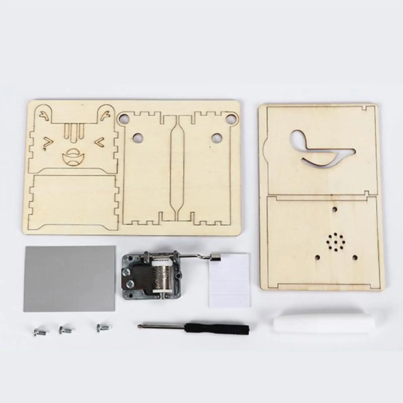 Music Box Material Kit Educational Toys Fine Motor Skills Wooden for