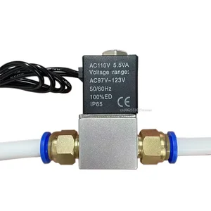 Solenoid valf normalde kapalı, 1/4 Solenoid valf 220 v'un 6 büyük satışı, no. 6
