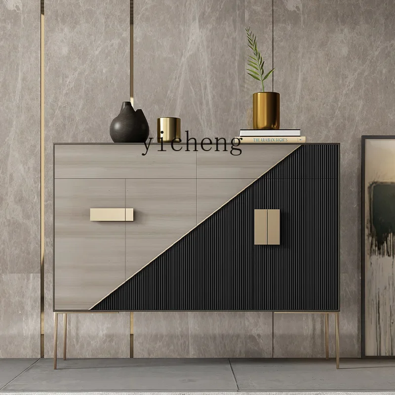 

Shoe Cabinet Home Entrance Cabinet Shoes Changing Modern Villa Living Room Partition Locker