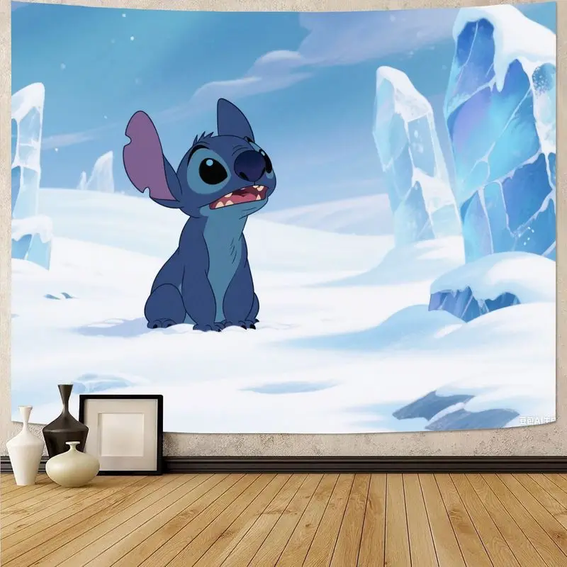 

1 шт., гобелен с мультяшной вышивкой «Холодное сердце», уютное настенное искусство для спальни, декора гостиной, идеальный подарок для фанатов Диснея