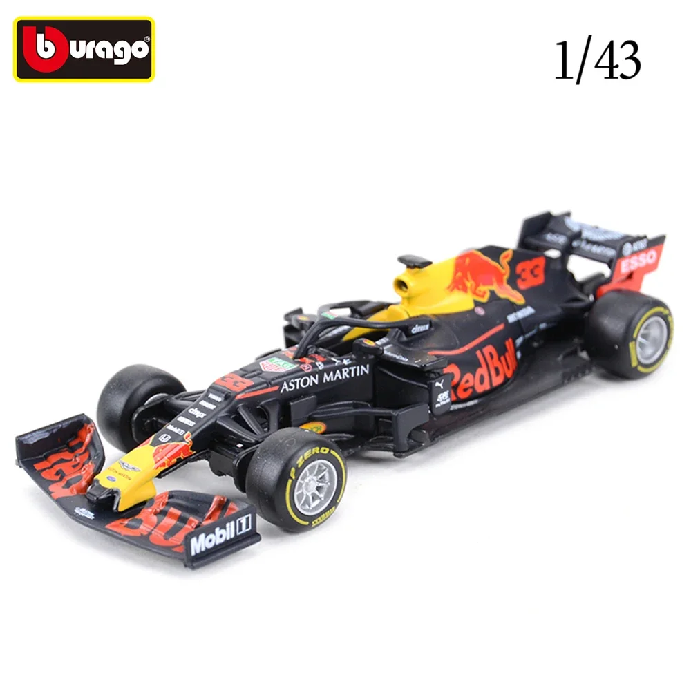 Bburago 1:43  Red Bull RB15 RB16B #33 F1 Racing Formula Car Simulation Alloy Die-cast  Model Toys Cars Collectible Gifts