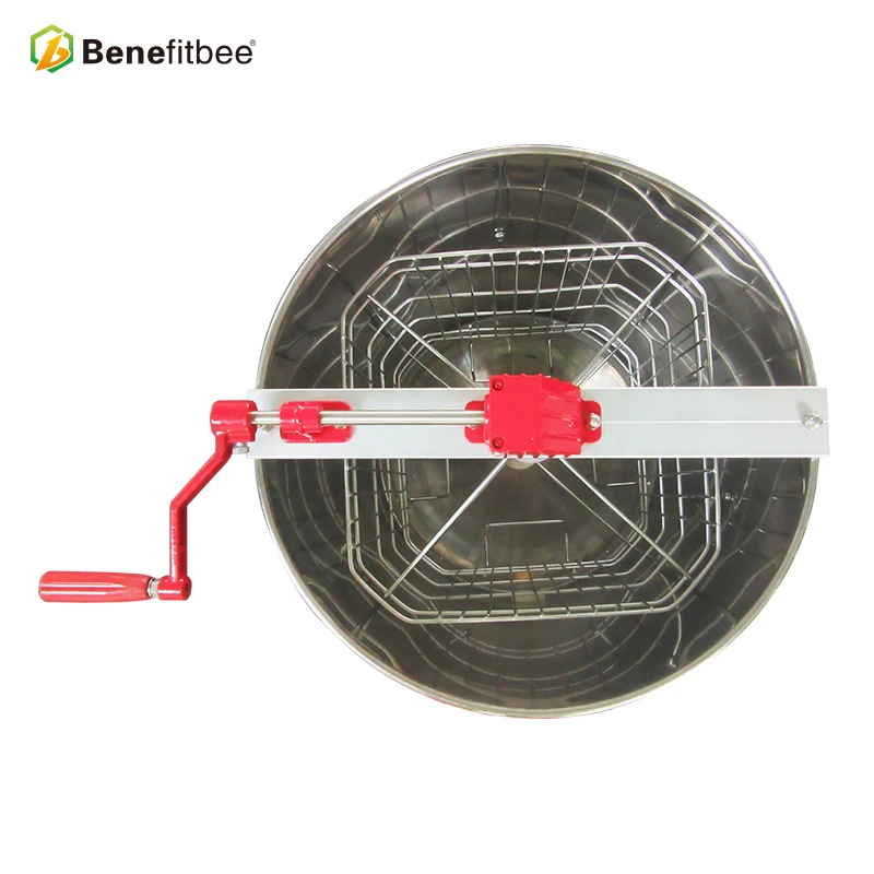 لوازم تربية النحل من الفولاذ المقاوم للصدأ مستخرج يدوي 4 إطار طرد مركزي للعسل #2