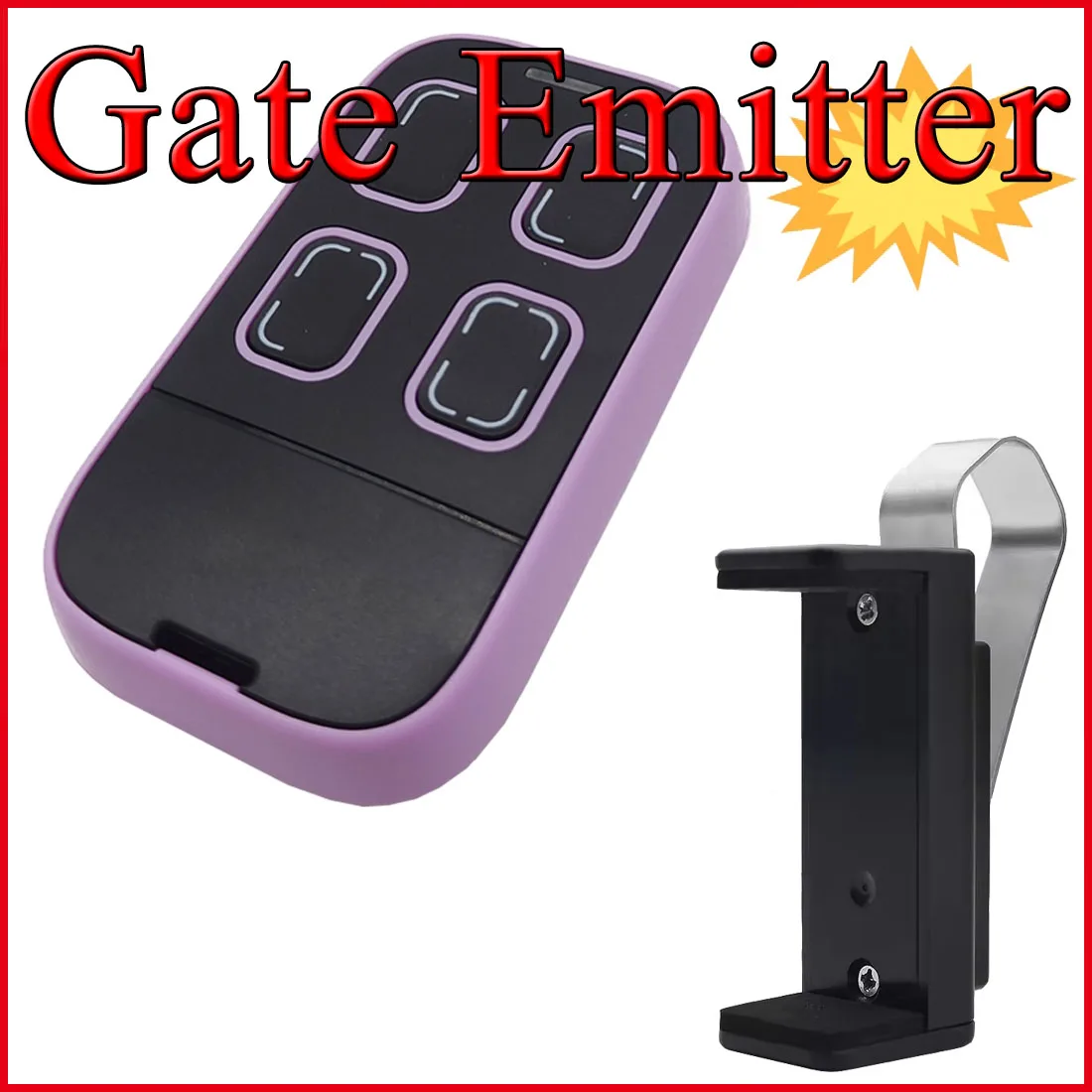 Universal Multi Frequency Duplicator 280-868MHz Fixed & Rolling Code 433MHz Garage Door Gate Remote Control Handheld  Visor Clip