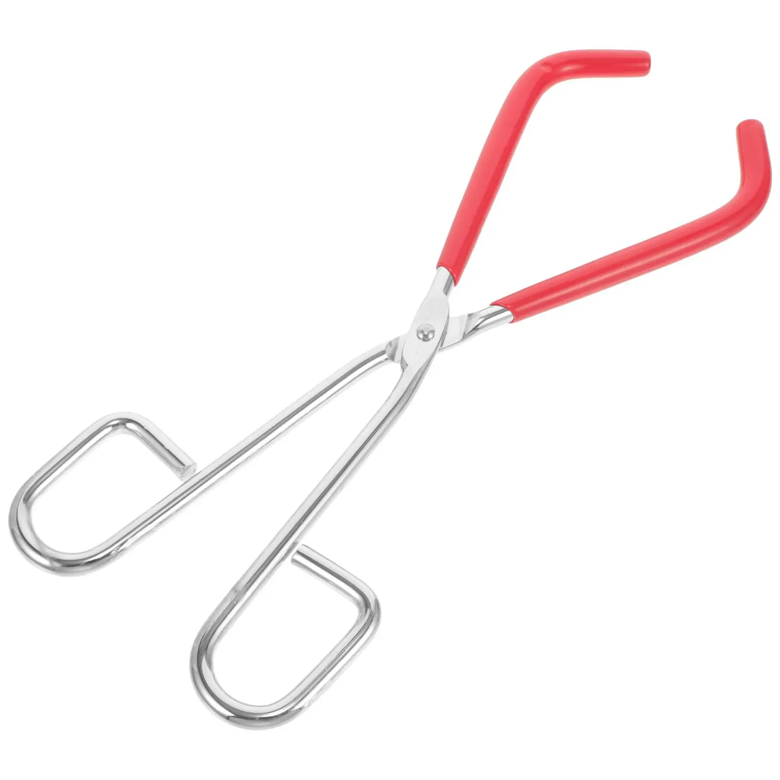 Beaker Clamp Test Tube Tongs Round Steel Flask Clip Iron Condenser Laboratory Tools