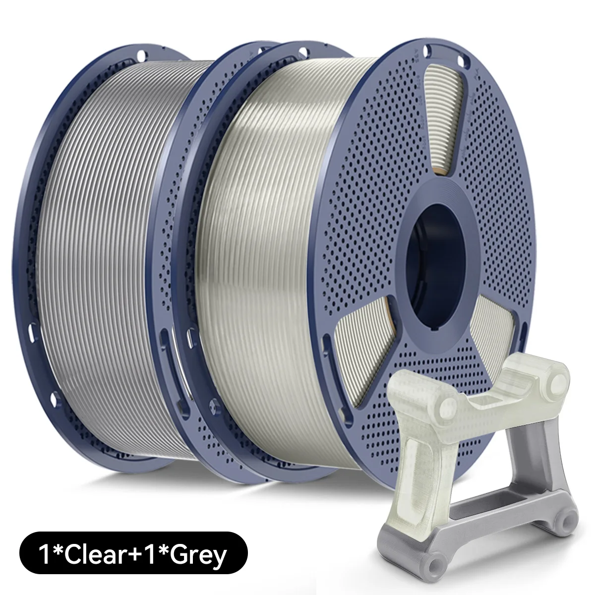 SUNLU Navulling PETG-filament 2 kg 2 rollen 1,75 mm netjes gewonden filament hogesnelheidsfilament voor Bambu lab / alle 3D-printer vacuümverpakking