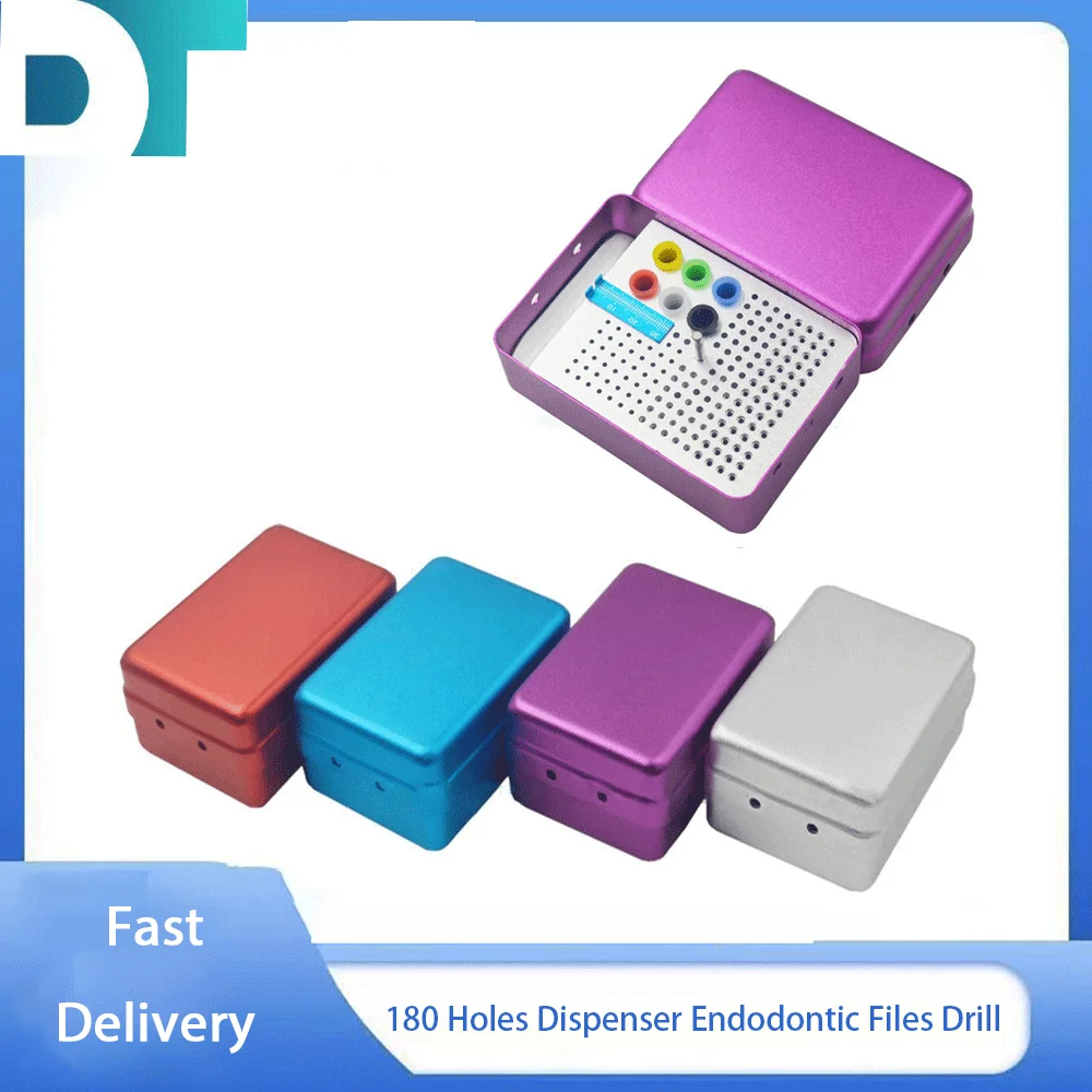 180 Holes Disinfection Endo Files Holder Box Autoclave Sterilizer Case Burs High Speed Dental Burs For Oral Care Tools Hot sales