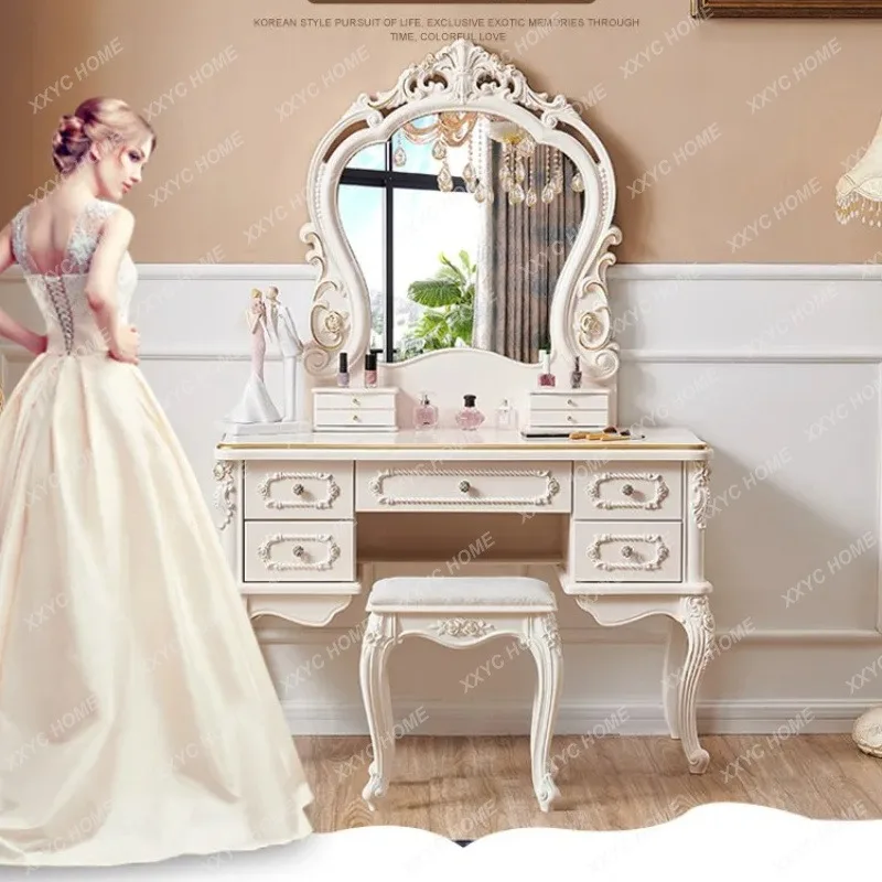 XX dresser solid wood cream wind princess high-grade storage small apartment