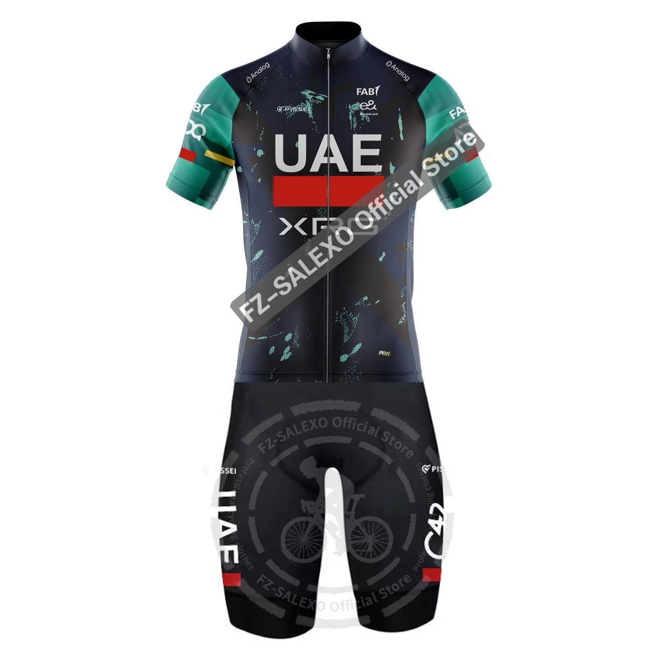 

Комбинезон для мужчин UAE Team Skinsuit, летний короткий комбинезон, быстросохнущий велосипедный костюм, комплект для триатлона, велосипедная форма, Ropa Ciclismo
