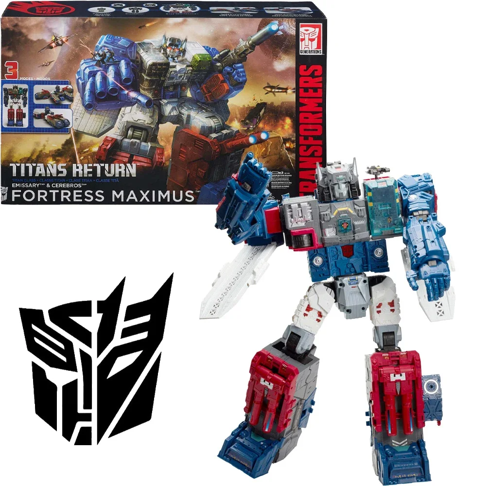 Hasbro Трансформеры Idw Fortress Maximus Модель игрушки Аниме Подарок Соберите Рождественский подарок Новые фигурки героев