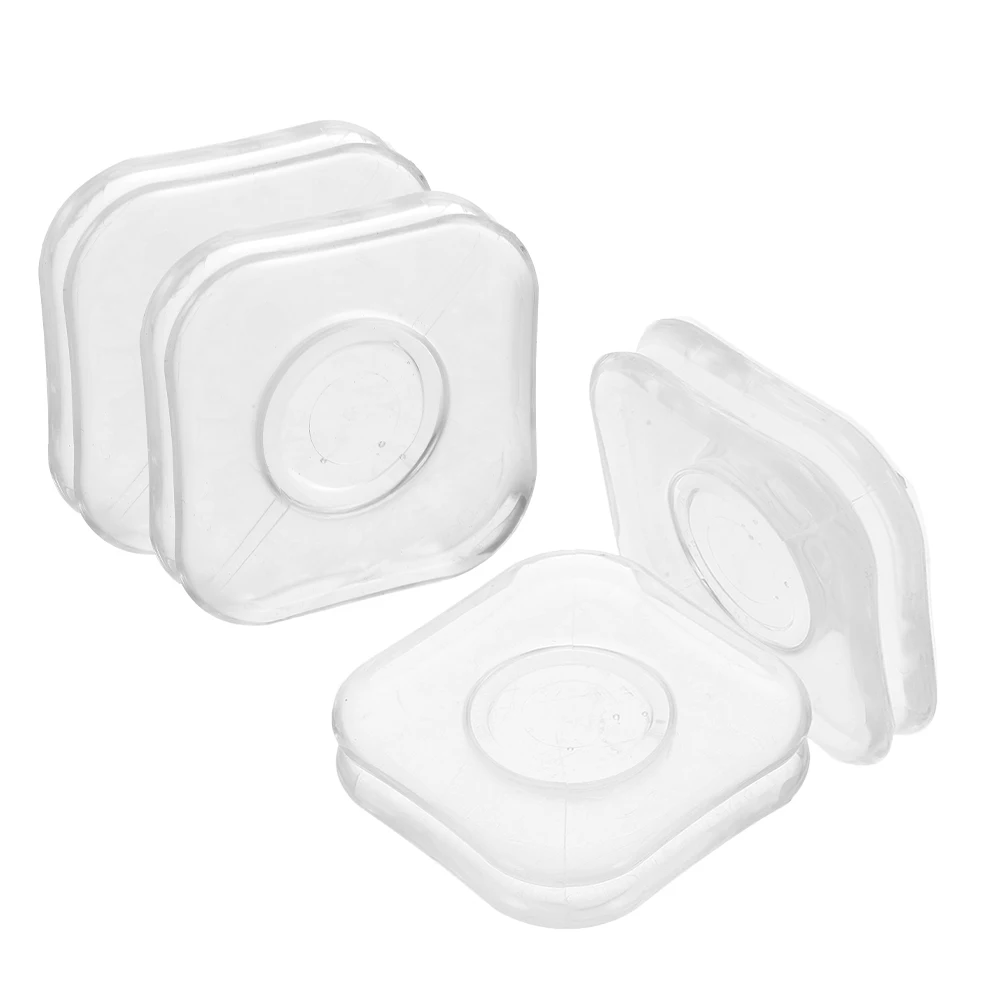 

4Pcs Phone Holder Silicone Pads Traceless Sticky Gel Anti Slip Car Dashboard Mat Office Home Organizer Car Phone Holder