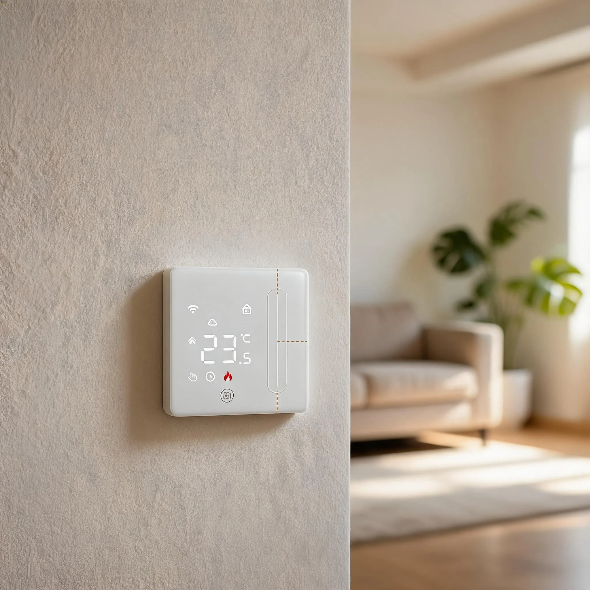 WiFi Smart Temperature Controller Adjustable LCD Backlight Digital Heating Cooling Regulator Indoor Home Room Temperature